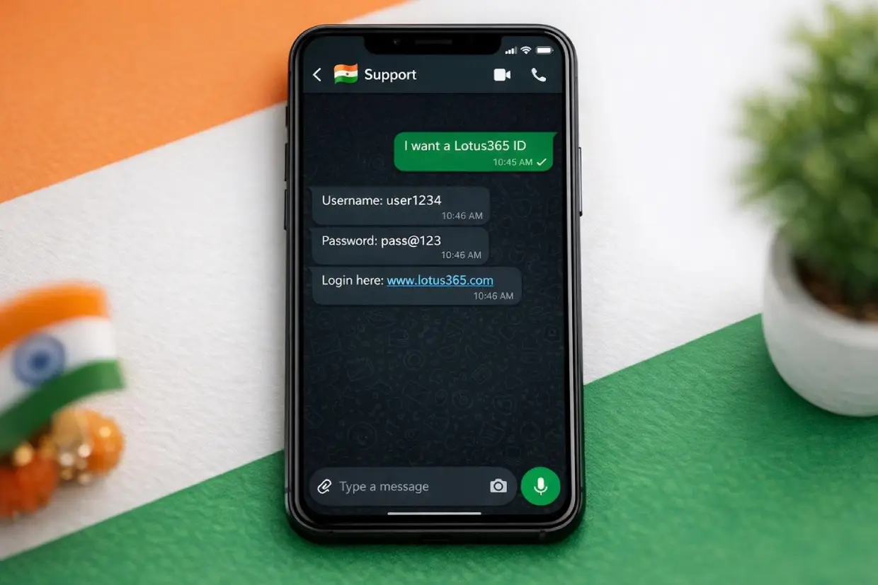 Get your new Lotus365 ID via WhatsApp on www.Lotus365app.site — fast activation in minutes